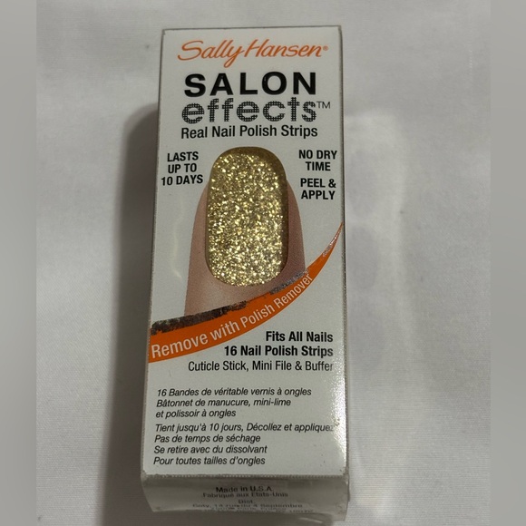 Sally Hansen Gold Nail Polish Strips - Picture 1 of 3